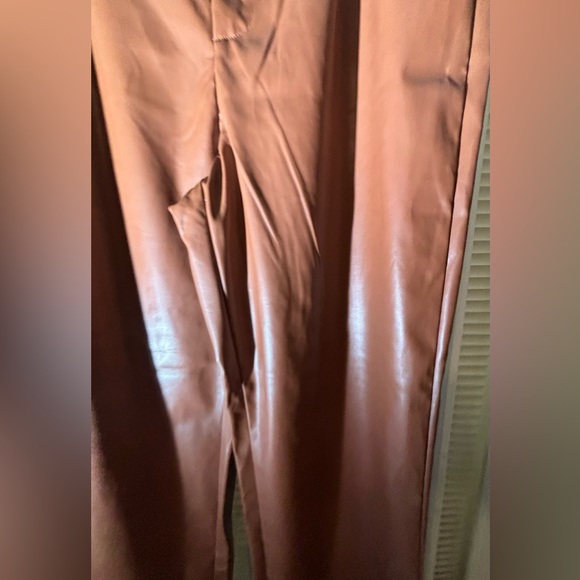 Shein Faux Leather Pants-Size XL (12) - Picture 4 of 9